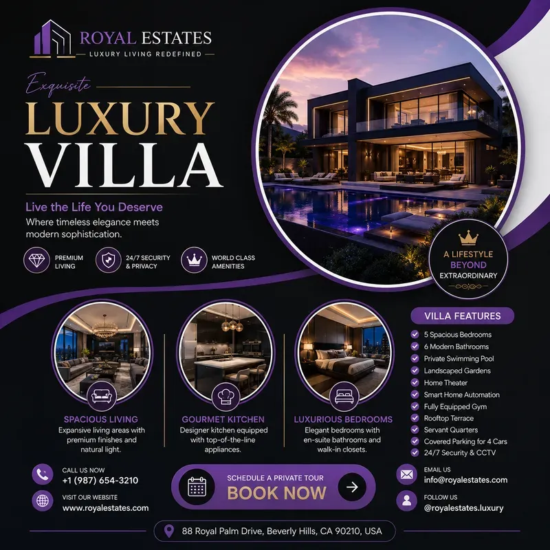 Real Estate Infographic Flyer Packs