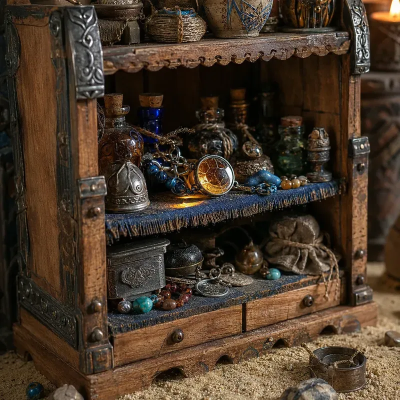 Fantasy Shop Shelf Prop Photo Builders