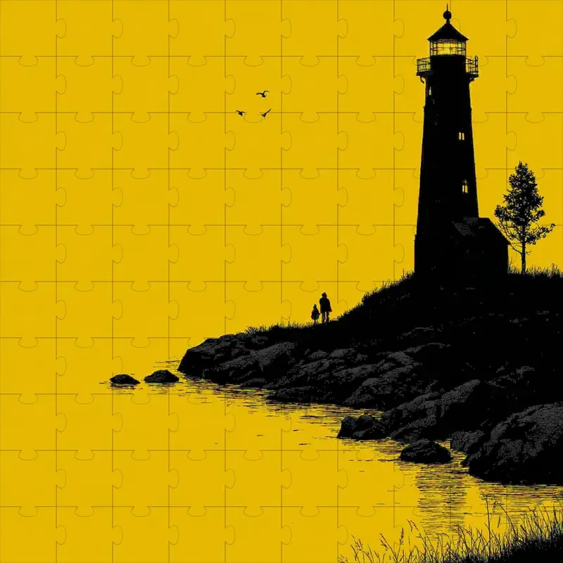 Silhouette Linocut Screenprint Posters
