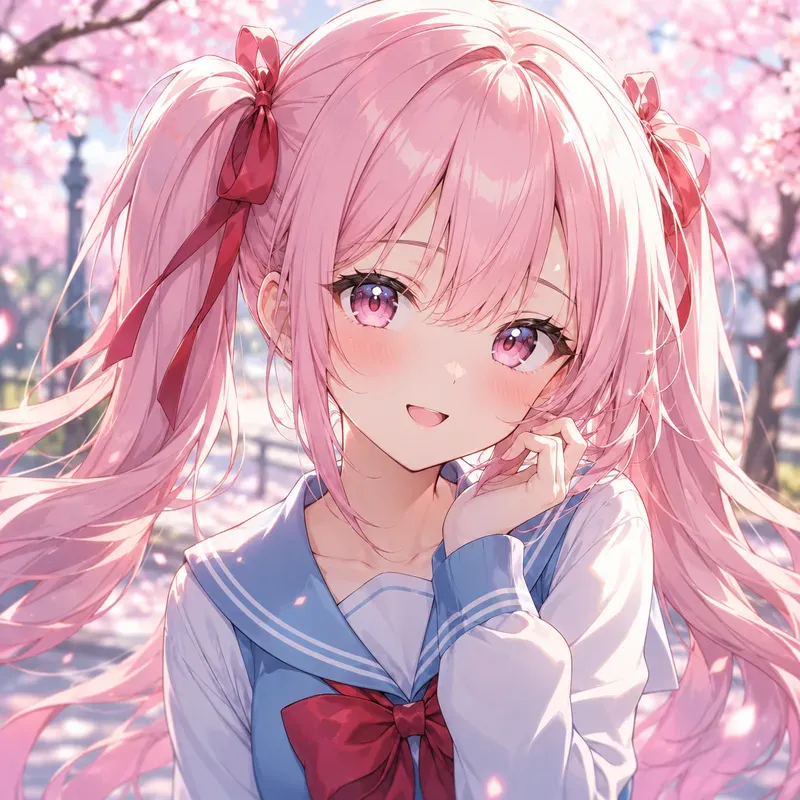 Cute Anime Girl Portraits