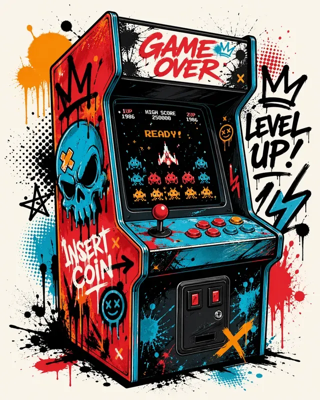 Urban Popart Vector Illustrations