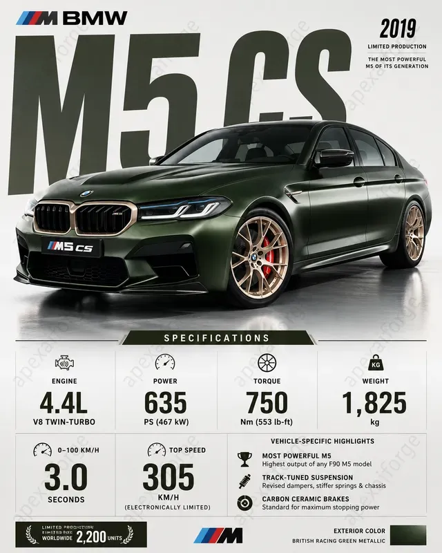 Car Specs 4K Infographics
