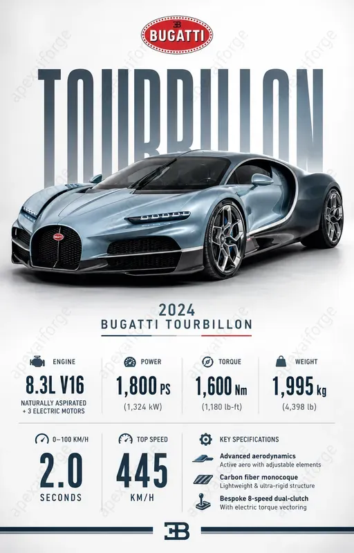 Car Specs 4K Infographics