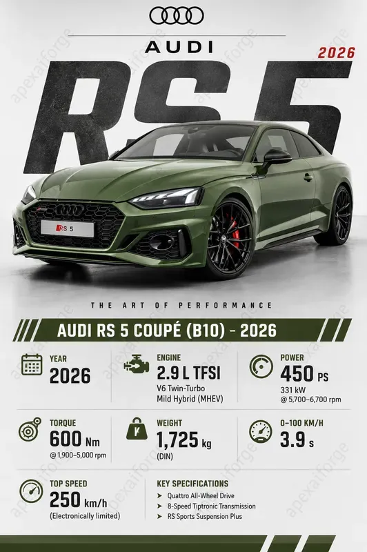 Car Specs 4K Infographics