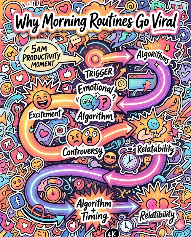 Eye Catching Viral Flow Infographics