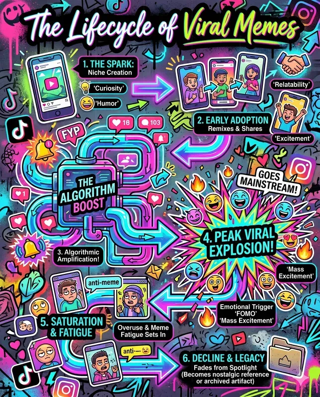 Eye Catching Viral Flow Infographics