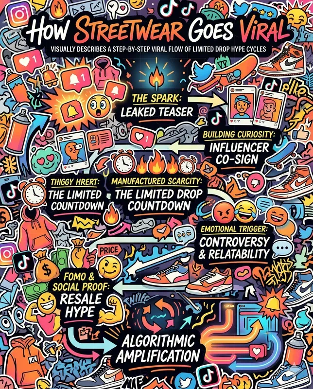 Eye Catching Viral Flow Infographics