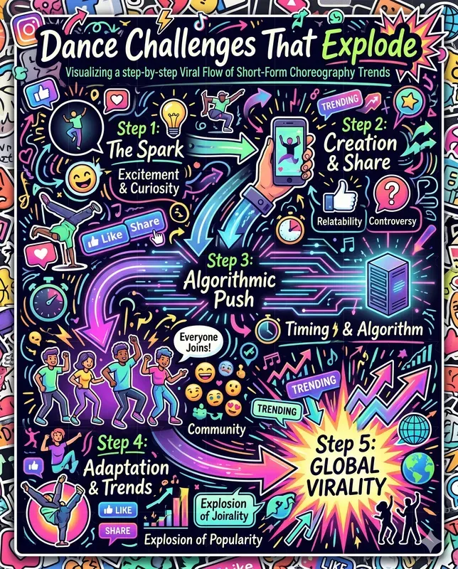 Eye Catching Viral Flow Infographics