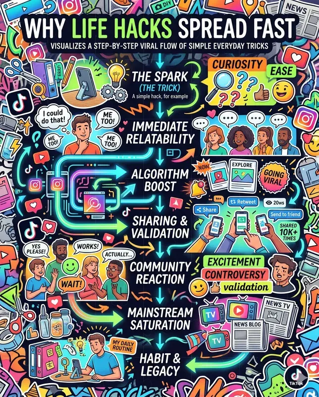 Eye Catching Viral Flow Infographics