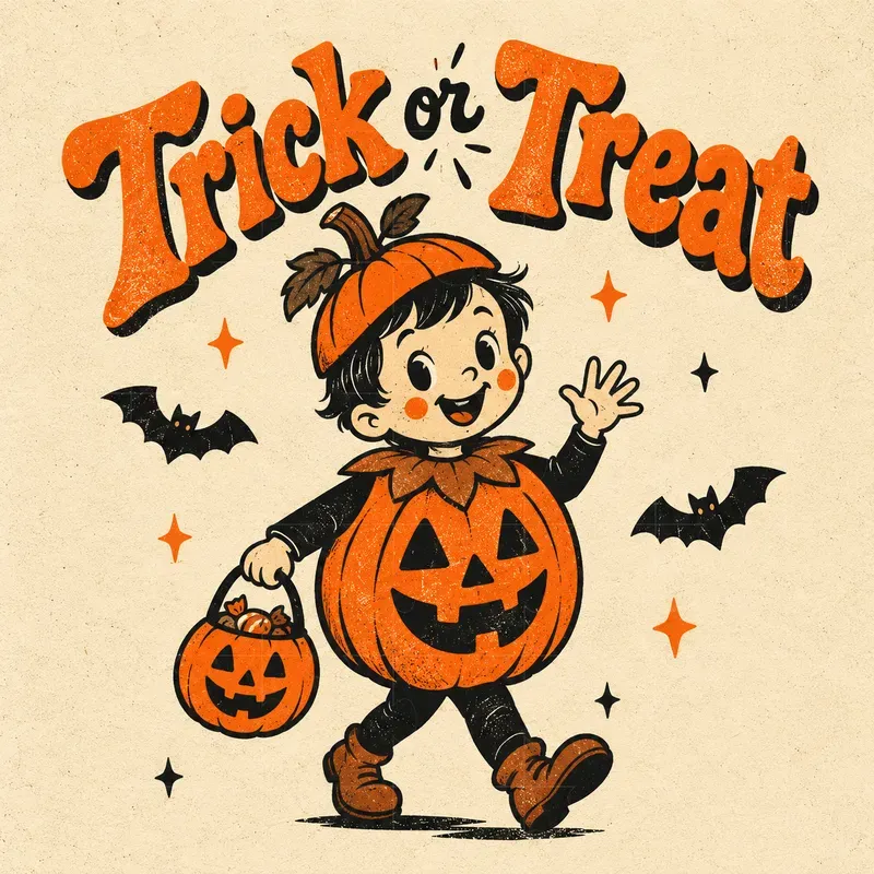Vintage Single Character Halloweens