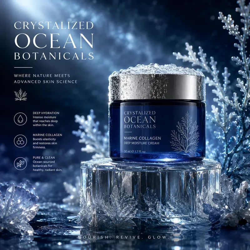 Luxury Frozen Skincare Advertisements