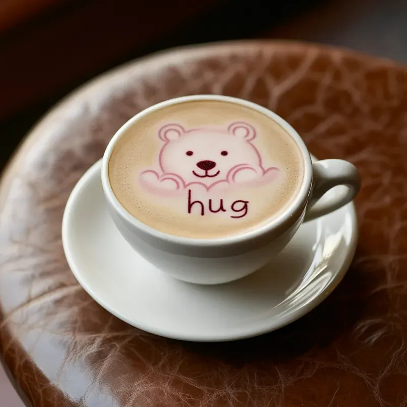 Latte Art Text Generator For Coffee Cups
