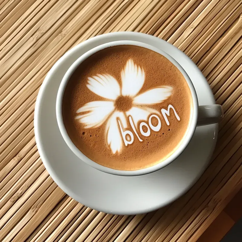 Latte Art Text Generator For Coffee Cups