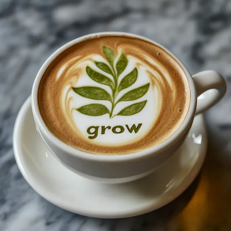 Latte Art Text Generator For Coffee Cups