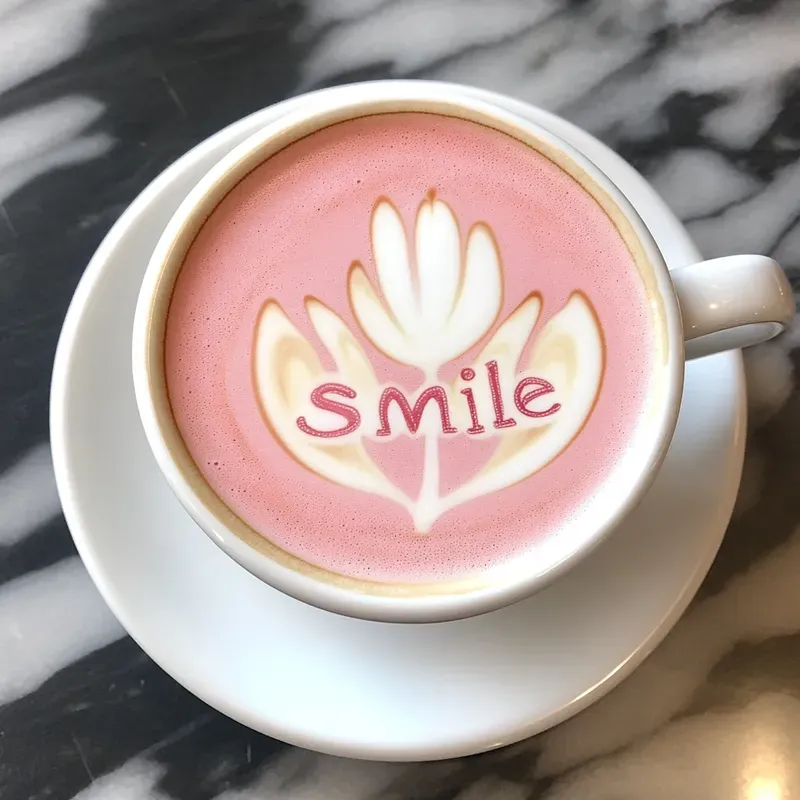 Latte Art Text Generator For Coffee Cups