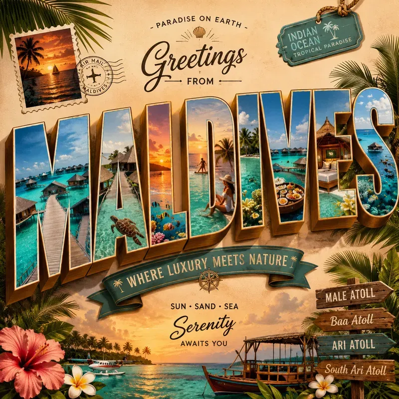 3D Travel Postcards