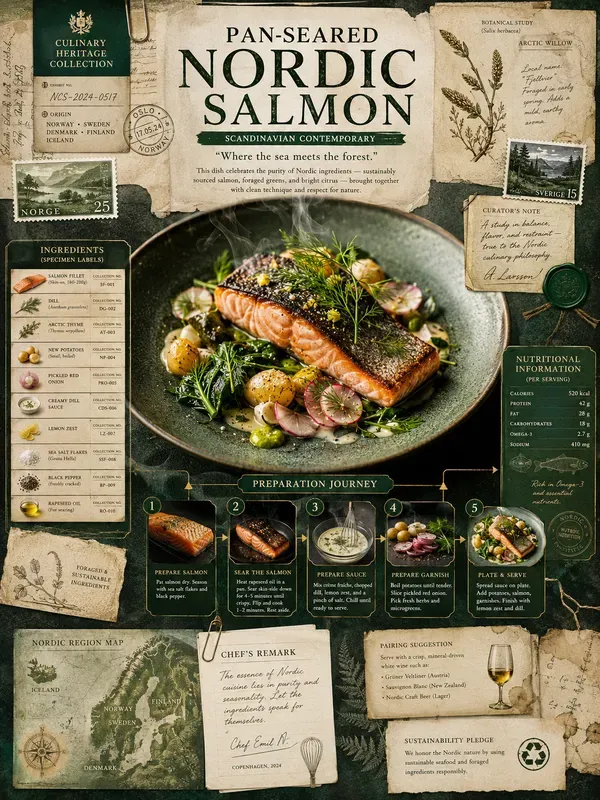 High End Museum Recipe Page Templates