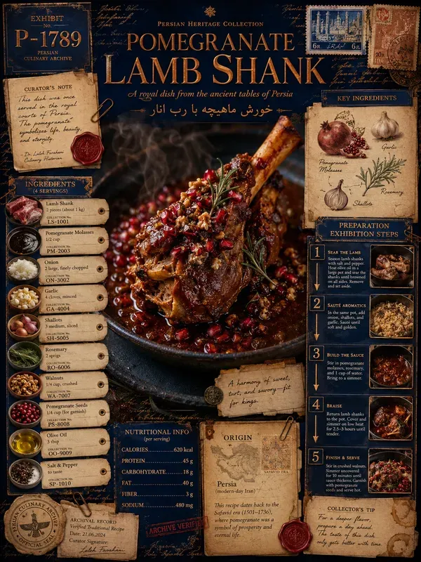 High End Museum Recipe Page Templates