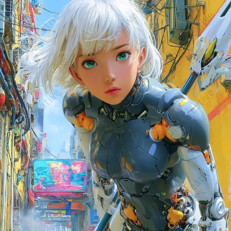 Cinematic Scifi Anime Illustrations