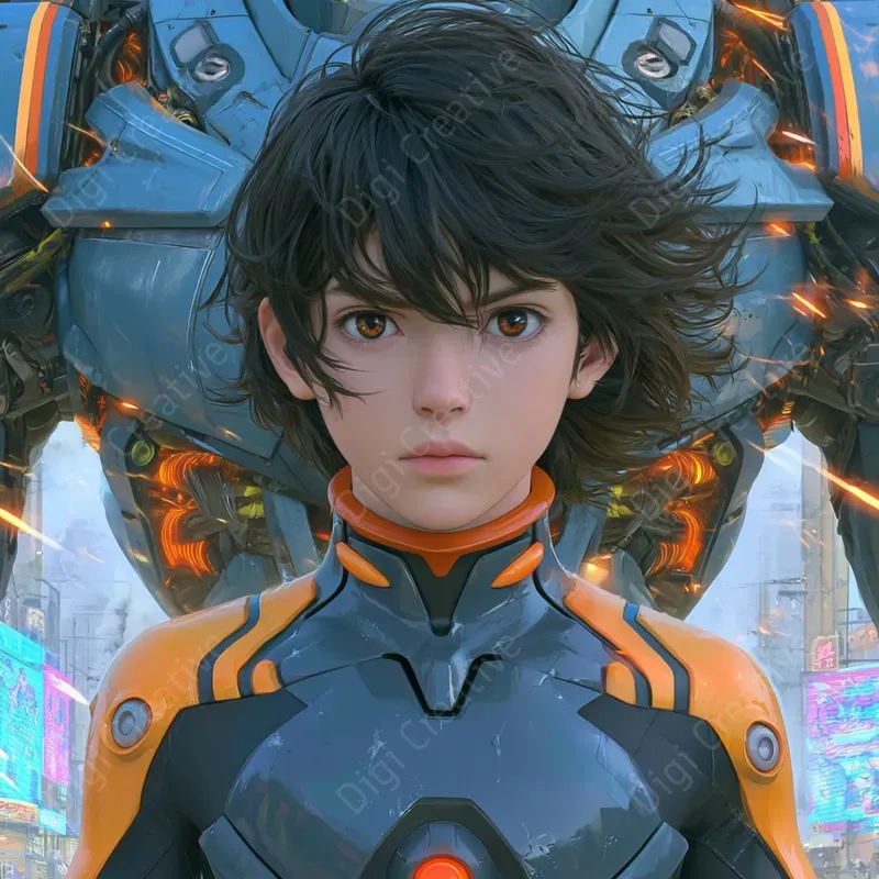 Cinematic Scifi Anime Illustrations