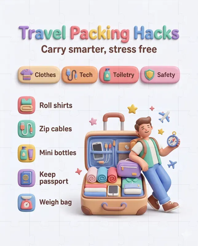 3D Cartoon Infographic Posters