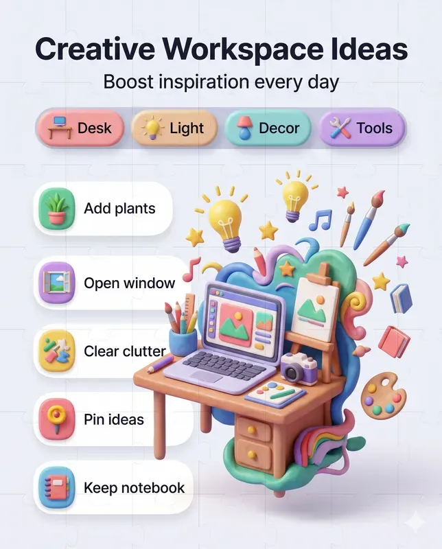 3D Cartoon Infographic Posters