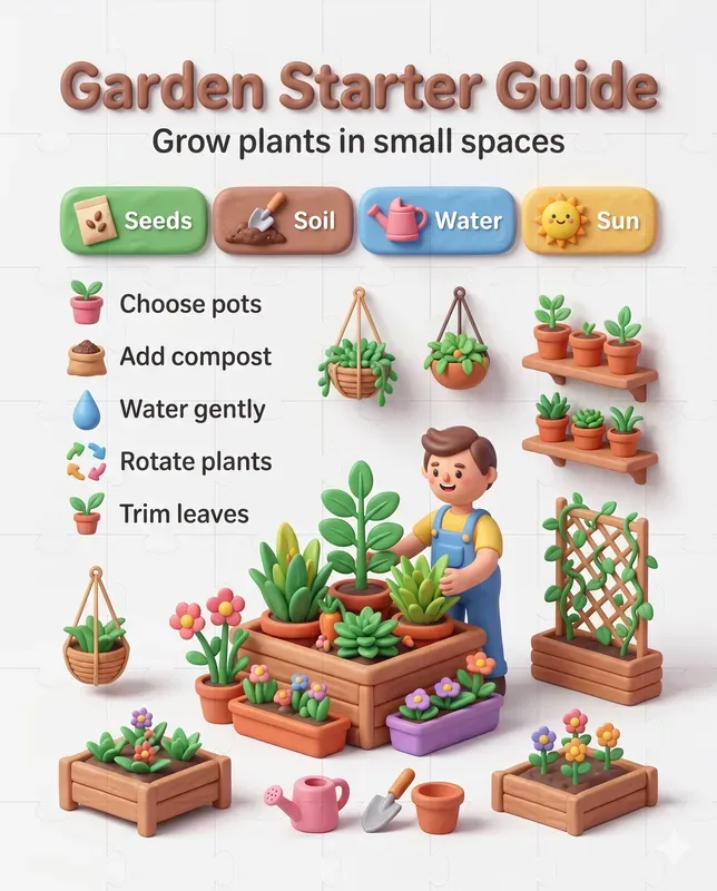 3D Cartoon Infographic Posters