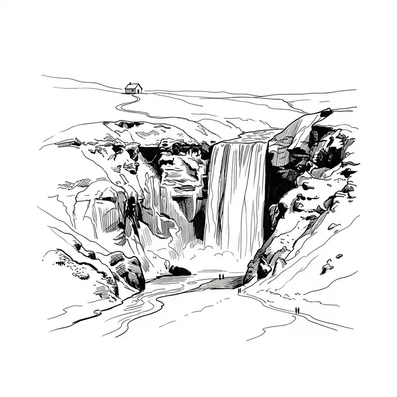 Minimalist Editorial City Ink Sketches