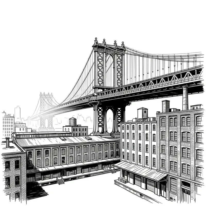 Minimalist Editorial City Ink Sketches