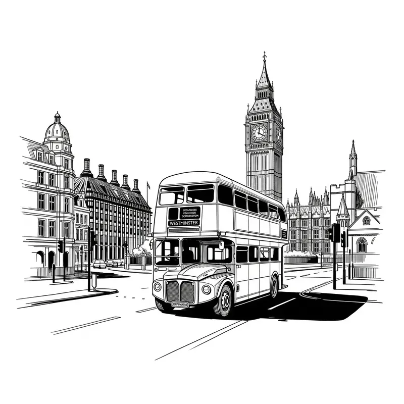 Minimalist Editorial City Ink Sketches