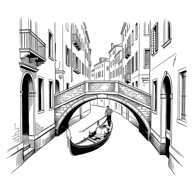 Minimalist Editorial City Ink Sketches