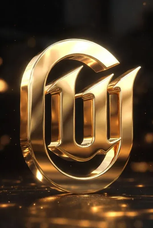 Luxury Gold Logo Generator 8K