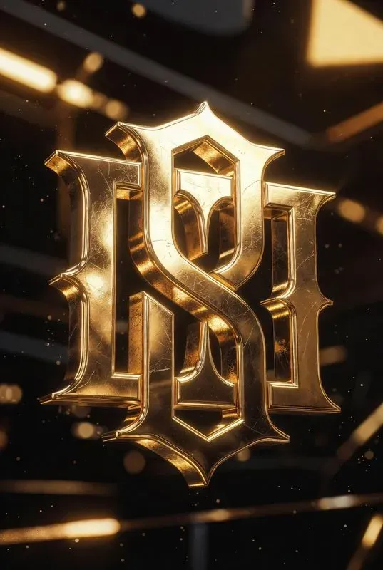 Luxury Gold Logo Generator 8K