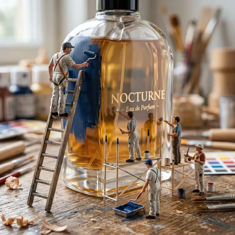 Miniature Workers Repair Scenes