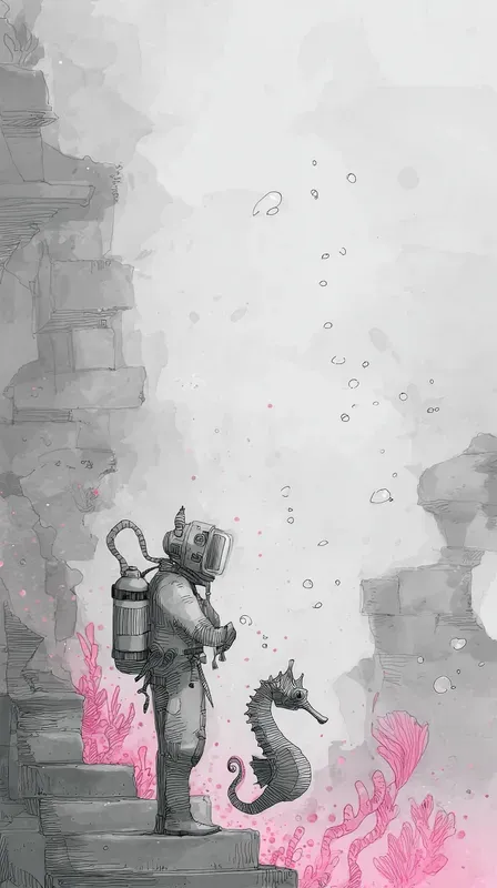 Whimsical Journey Sketch Art