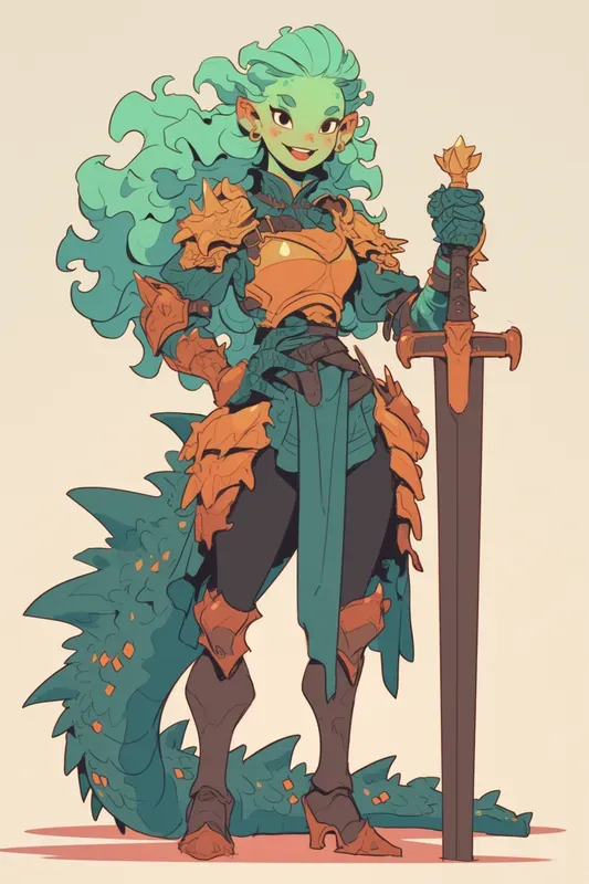 Stylized 2D Cartoon Character Designs