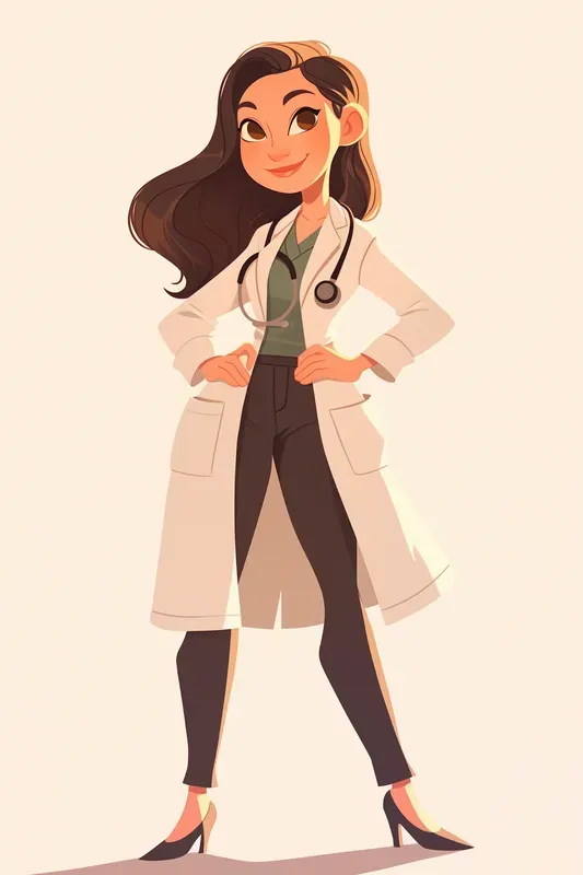 Stylized 2D Cartoon Character Designs