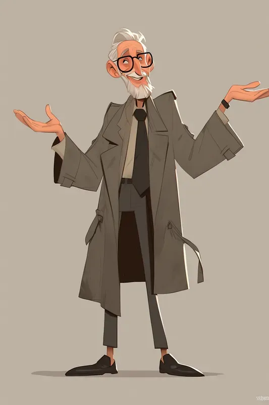 Stylized 2D Cartoon Character Designs