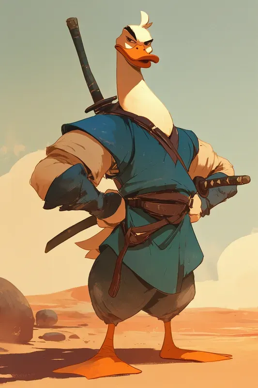 Stylized 2D Cartoon Character Designs