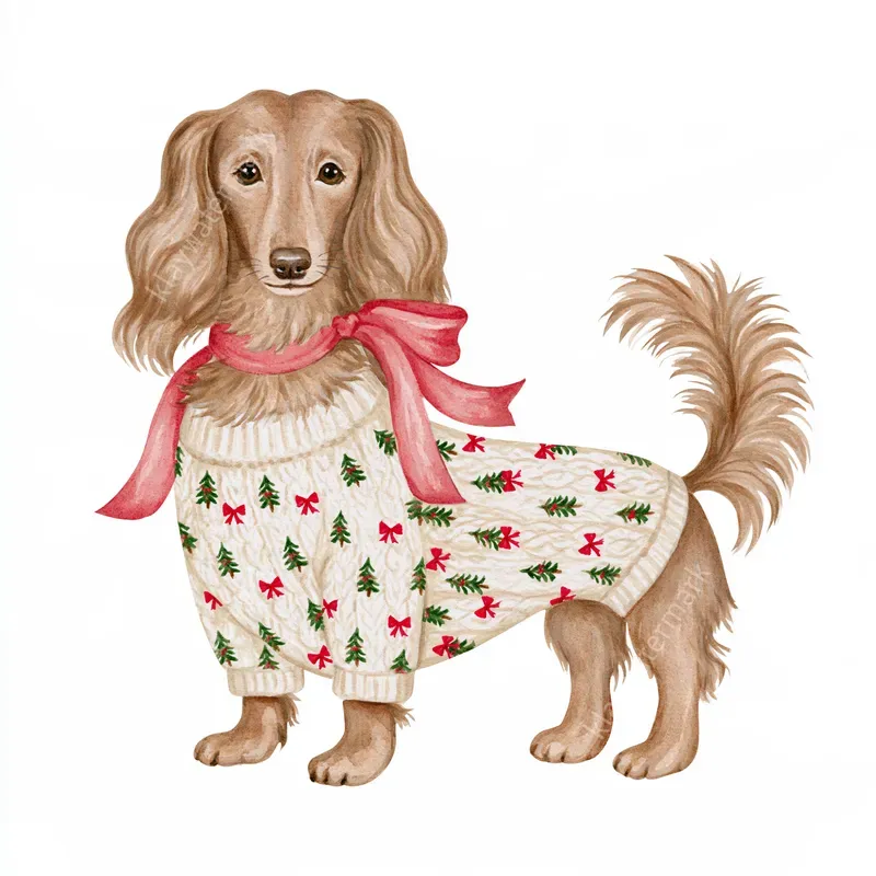 Whimsical Christmas Party Clipart