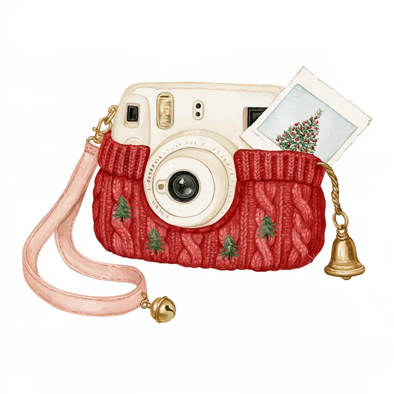 Whimsical Christmas Party Clipart