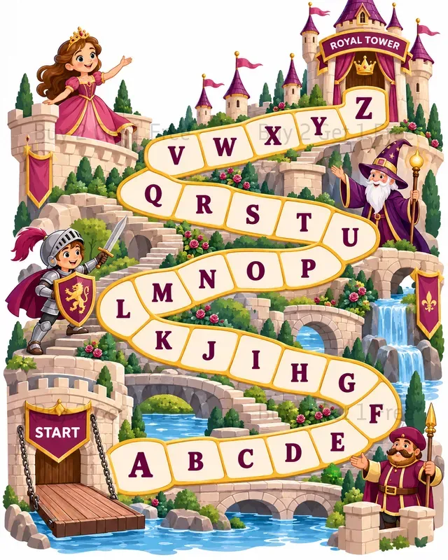 Themed Educational Path Board Games