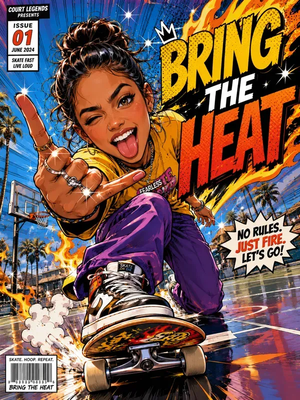Bring The Heat Comic Characters