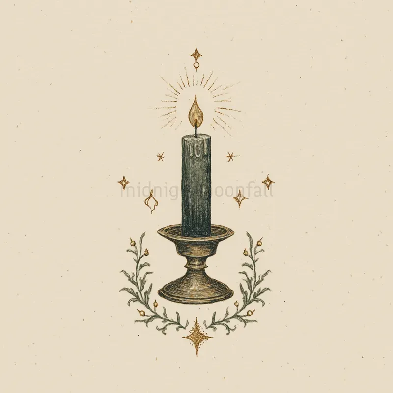 Medieval Mystical Gouache Illustrations