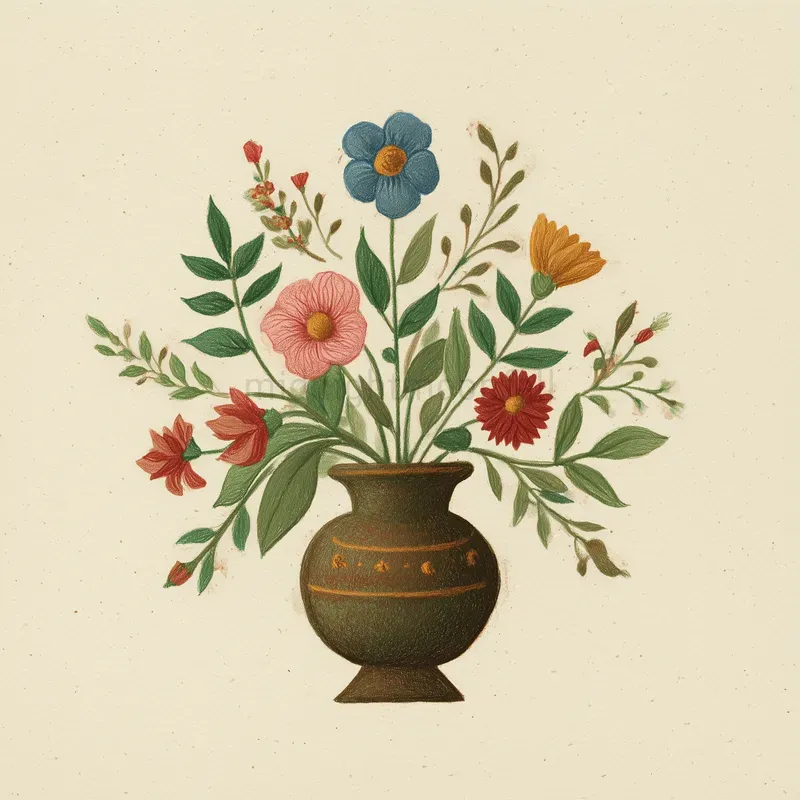 Medieval Mystical Gouache Illustrations