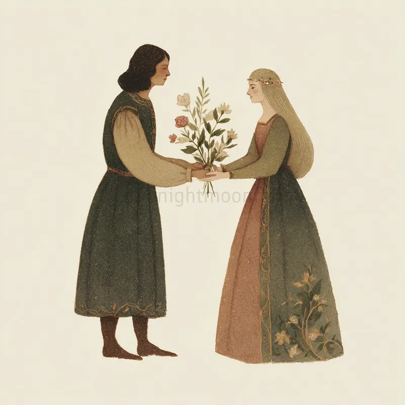 Medieval Mystical Gouache Illustrations