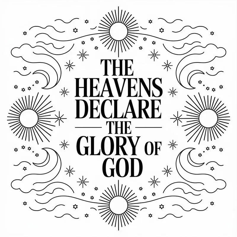 Divine Verse Ornament Coloring Pages