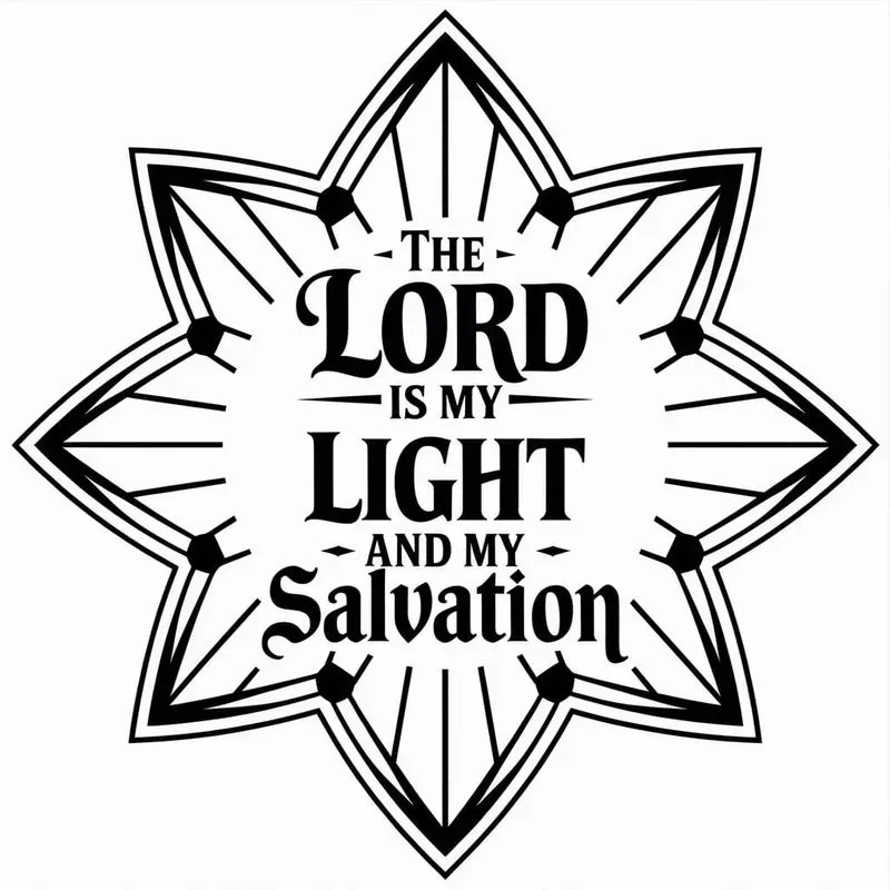 Divine Verse Ornament Coloring Pages