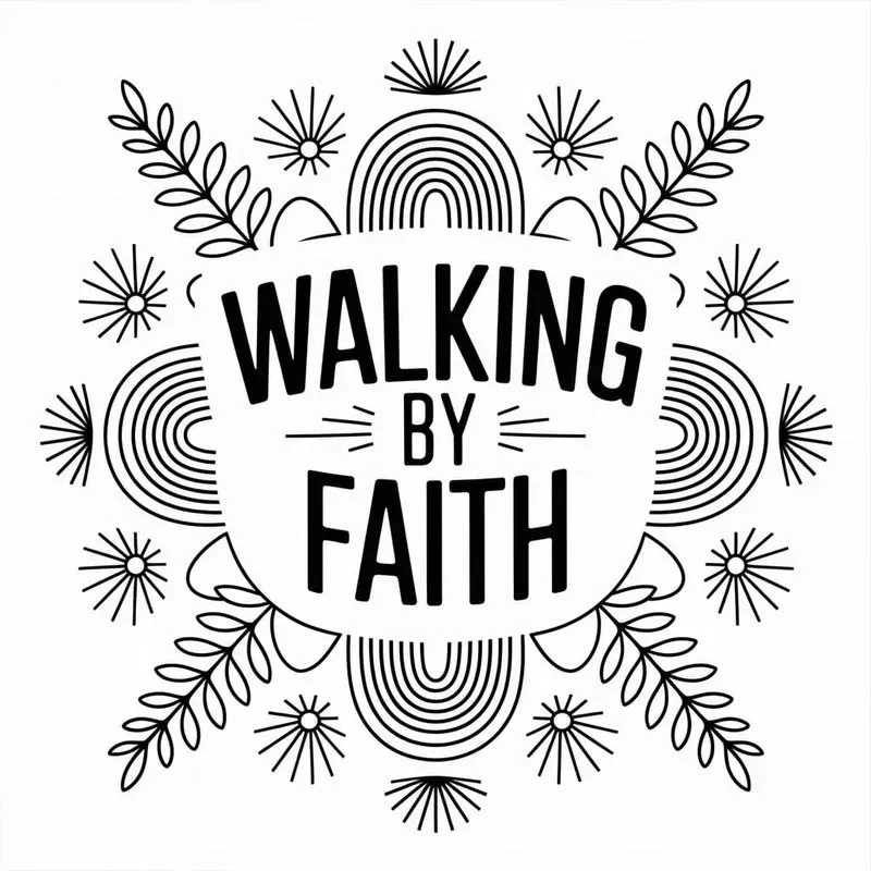 Divine Verse Ornament Coloring Pages