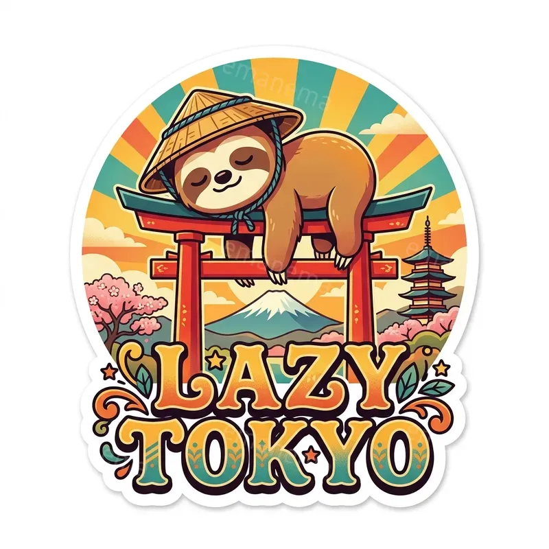 Retro Cartoon Funny Stickers